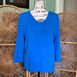 Kim Rogers PXL Blue top